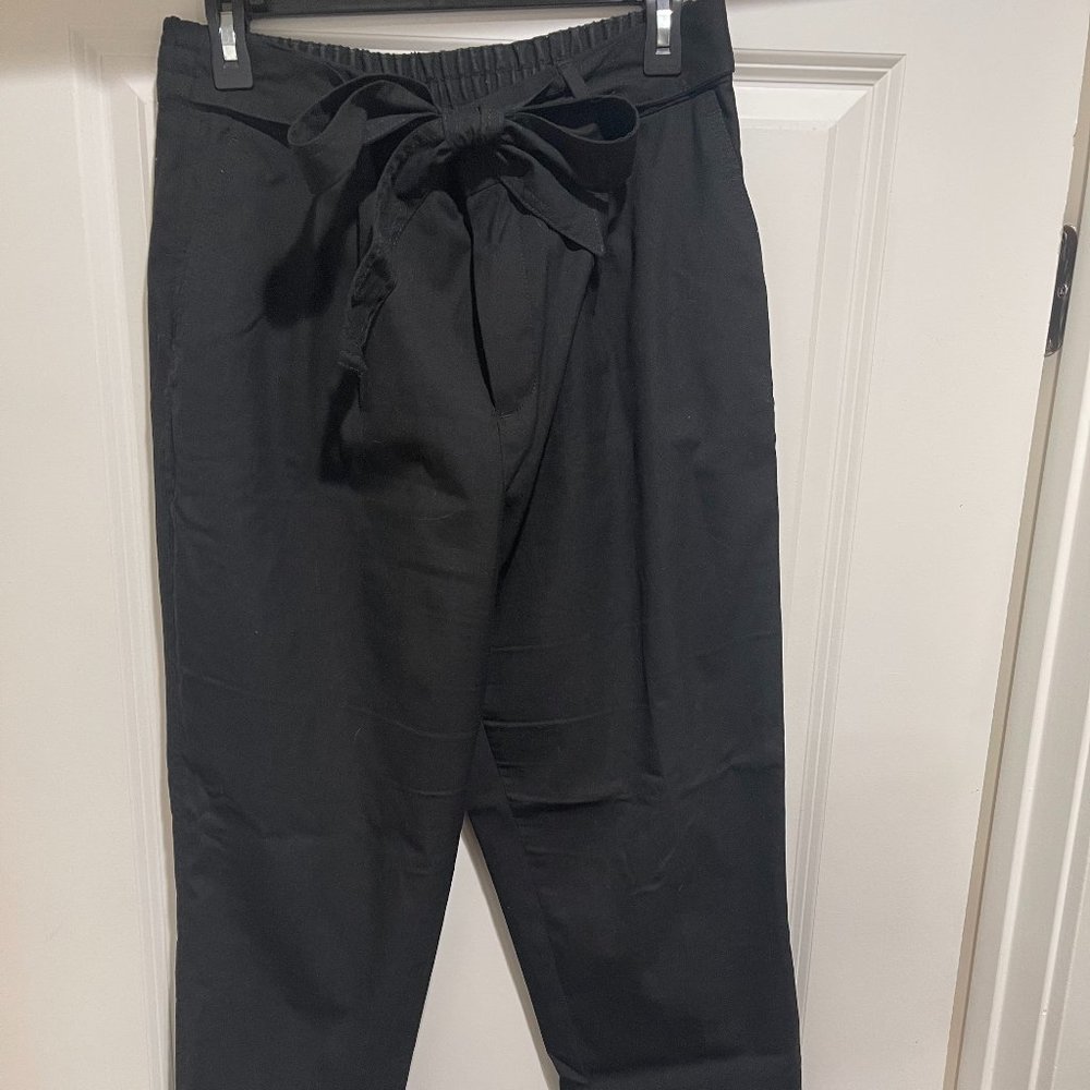High Rise Pants with Tie
